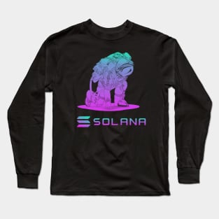 Solana crypto Coin Crypto coin Crypto coin Crytopcurrency Long Sleeve T-Shirt